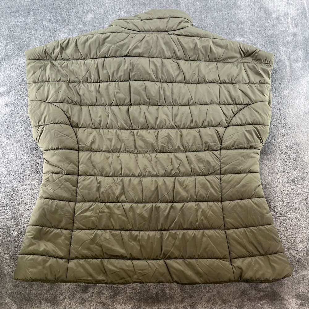 NWT New York & Company Olive Green Quilted Puffer Vest Women's Size XL - Picture 5 of 7